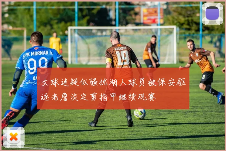 女球迷疑似骚扰湖人球员被保安驱逐老詹淡定剪指甲继续观赛